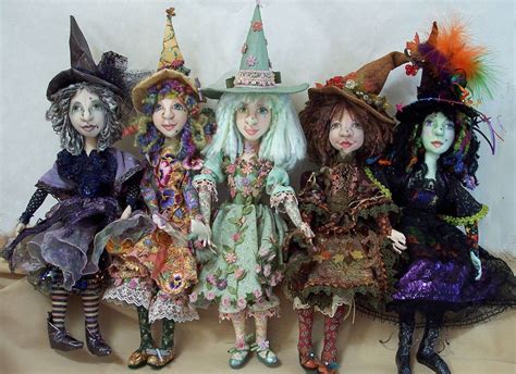 Elevate Your Halloween Decor with Handmade Witch Dolls from Etsy